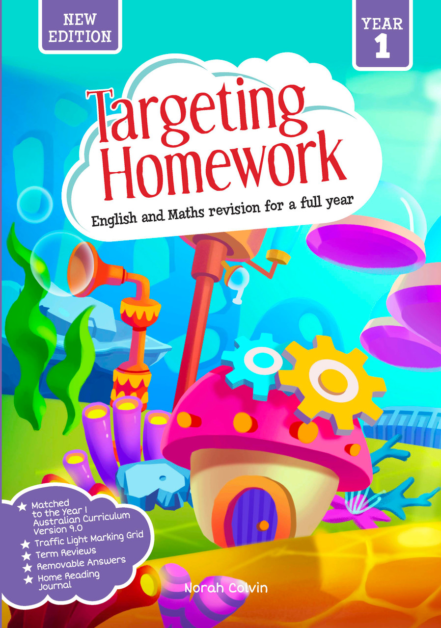 targeting homework activity book year 1